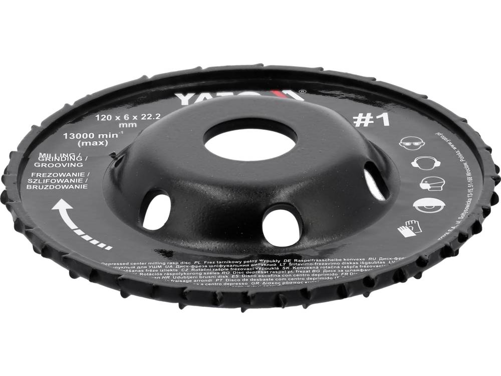Diskas / freza medžiui | 120X6 Nr. 1 (YT-59180)
