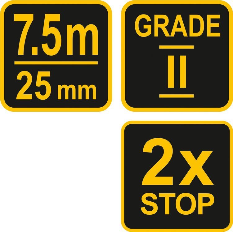 Matavimo ruletė | 7,5 m x 25 mm (10064)