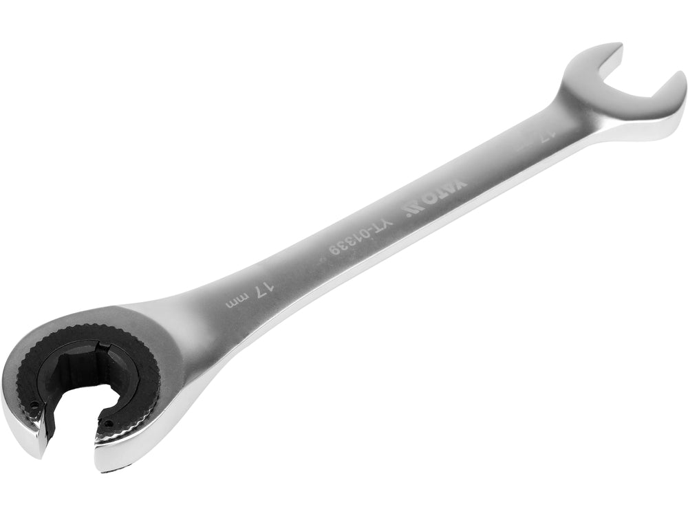 FLARE NUT RATCHET WRENCH 18MM (YT-01340)