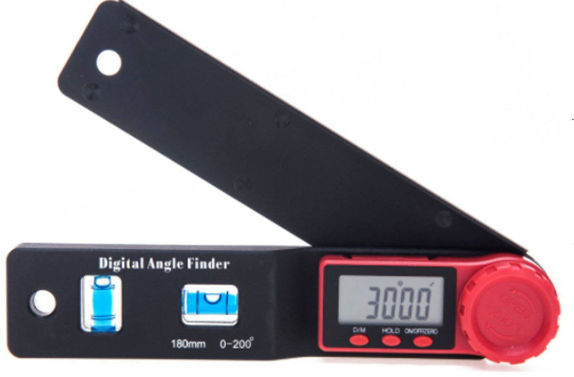 Daugiafunkcinė skaitmeninė kampinė liniuotė / gulsčiukas | 2 viename (DAR2)