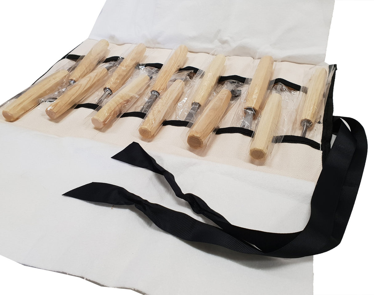 Kaltų medžiui / drožinėjimui rinkinys | 60 Cr-V | 12 vnt. (W12C)