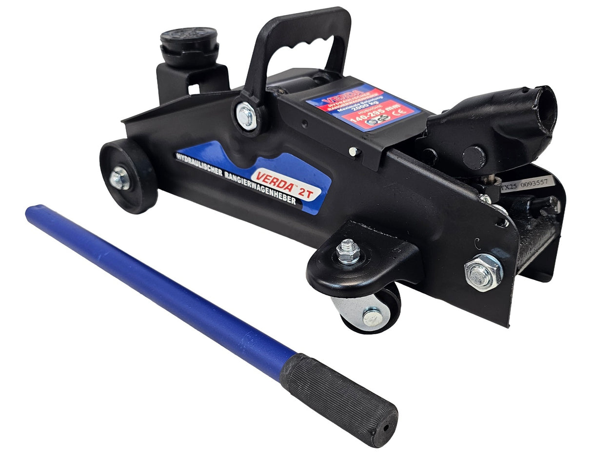 Domkratas su ratukais | lagamine | 140-295 mm | 2 t (ES2TONP)