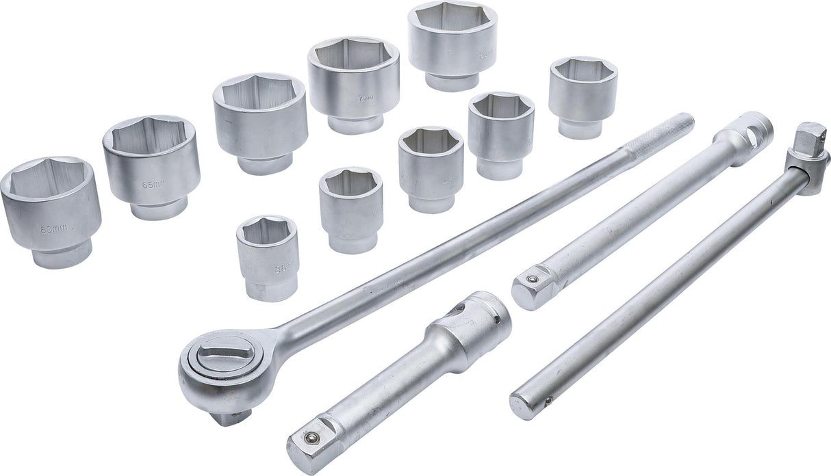Galvučių ir rakto rinkinys | 25 mm (1") | 36-80 mm | 15 vnt. (15111)