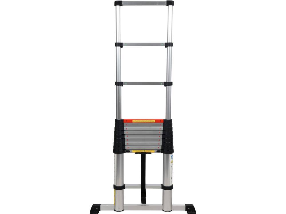 Kopėčios aliuminės teleskopinės | 13 laiptelių | 3.8 m (17701)