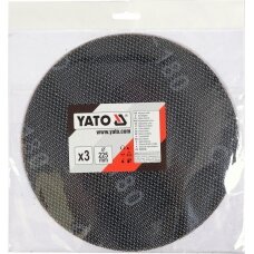 Abrazyvinis tinklinis diskas su Velcro | P180 | 225 mm | 3 vnt. (YT-845853)