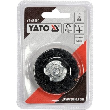 Abrazyvinis šlifavimo diskas | juodas | Ø 50 mm (YT-47800) 2
