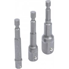 Adapterių komplektas | 6.3 mm (1/4") antgalis | 6.3 mm (1/4") / 10 mm (3/8") / 12,5 mm (1/2") | 3 vnt. (8204)