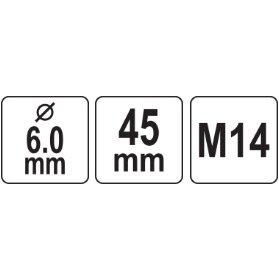 Adapteris | M14 / 6 mm (YT-47868) 3