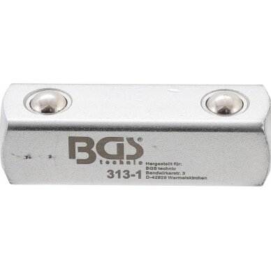 Adapteris | išorinis kvadratas 12,5 mm (1/2") | BGS 312 (313-1) 1
