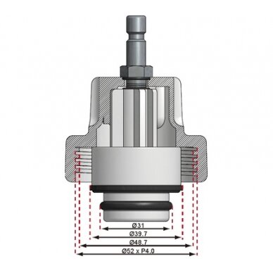 Adapteris Nr. 10 BGS 8027, 8098 | BMW (8027-10) 5