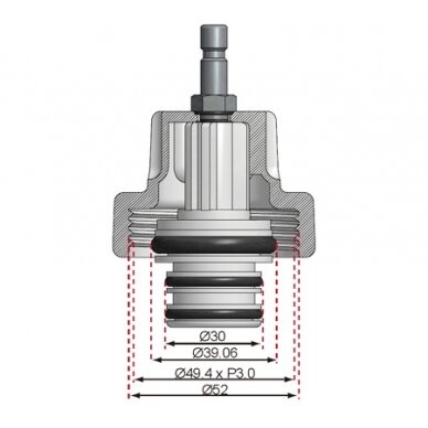 Adapteris Nr. 17 BGS 8027, 8098 | BMW (8027-17) 5