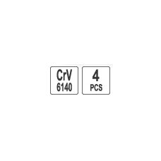 Antgaliai smūginiam atsuktuvui PH2, PH3, 8 mm, 10 mm (YT-2812)