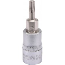 Antgalis įpresuotas į galvutę | 6.3 mm (1/4") | T-Star (Torx) T15 (YT-04303)