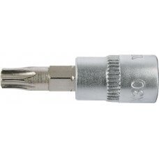 Antgalis įpresuotas į galvutę | 6.3 mm (1/4") | T-Star (Torx) T30 (YT-04306)