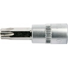 Antgalis įpresuotas į galvutę | 6.3 mm (1/4") | T-Star (Torx) T40 (YT-04307)