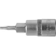 Antgalis įpresuotas į galvutę | 6.3 mm (1/4") | T-Star (Torx) T8 (YT-04301)