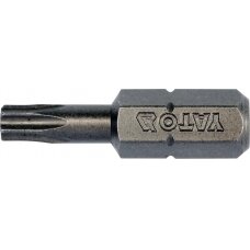 Antgalių rinkinys | 6.3 mm (1/4") | T-star (Torx) T20 | S2 | 10 vnt. (YT-78143)