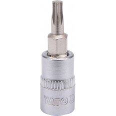 Antgalis įpresuotas į galvutę | 6.3 mm (1/4") | T-Star (Torx) T20 (YT-04304)