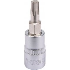 Antgalis įpresuotas į galvutę | 6.3 mm (1/4") | T-Star (Torx) T30 (YT-04306)