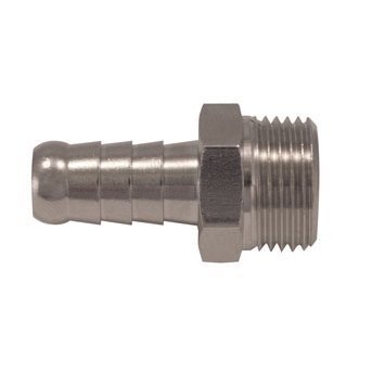 Antgalis žarnai 6 mm su sriegiu 1/4" - 6 mm  (GV-1382) 1