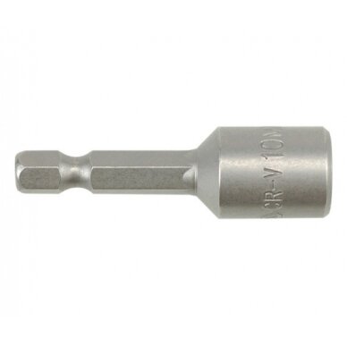 Antgalis -galvutė magnetinė CR-V, 1/4" 10x48 mm (YT-1505)