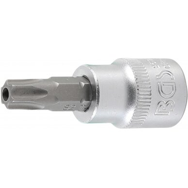 Antgalis įpresuotas į galvutę | 10 mm (3/8") | T-Star su skyle | (Torx) T45 (2597)