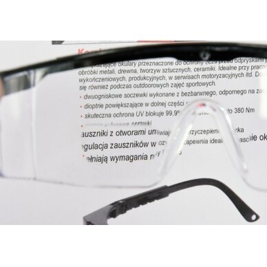 Apsauginiai akiniai | su dioptrijomis | +2 (YT-73613) 5