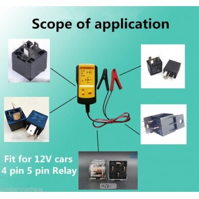Automobilinis relių testeris 12V (AE100) 3