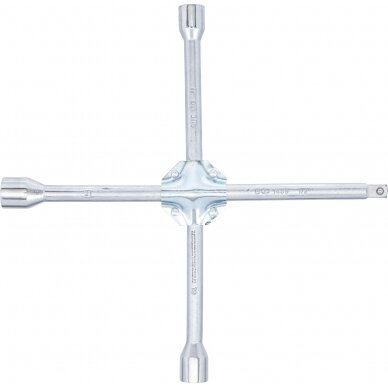 Automobilio rato raktas | kryžius | 17 x 19 x 21 x 12,5 mm (1/2") (1459) 2