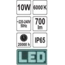 COB LED lempa su stovu 10W, 700 Liumenų (YT-81802) 5