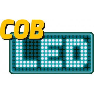 Darbo lempa akumuliatorinė lanksti | 5W COB, 500LM + 120LM (YT-08562) 7