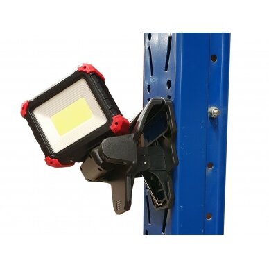 Darbo lempa įkraunama | su magnetu ir prisegtuku | 270°/ 180° | COB LED (RWL10C) 1