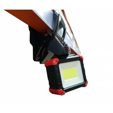 Darbo lempa įkraunama | su magnetu ir prisegtuku | 270°/ 180° | COB LED (RWL10C) 2