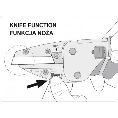 Daugiafunkcinės techninės  žirklės / pjaustytuvas (YT-18963) 4