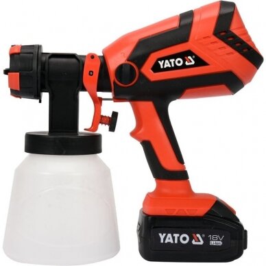 Dažymo pistoletas YATO YT-82765 | Li-ion | 18V | 1.0L/MIN 1