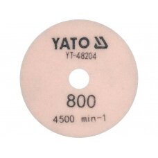 Deimantinis šlifavimo poliravimo diskas akmens masei granitui betonui | 100 mm | P800 (YT-48204)
