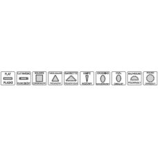 Deimantinių dildelių rinkinys | 3x140x30 mm | 10 vnt. (YT-6146)