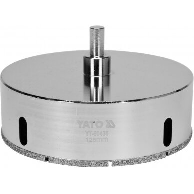 Deimantinis grąžtas cilindrinis | 125 mm (YT-60436) 1