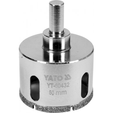 Deimantinis grąžtas cilindrinis | 50 mm (YT-60432) 1