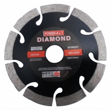 Deimantinis pjovimo diskas | 125 mm (PA0125) 2
