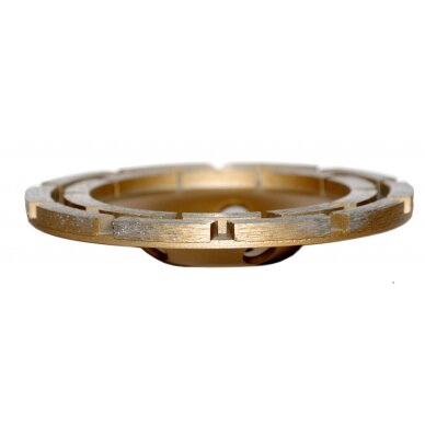 Deimantinis šlifavimo diskas | lėkštės tipo | dviejų eilių | M14x125 mm (DR0125B) 1