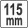 Diskas medžiui grandininis | 115 mm (08770) 2