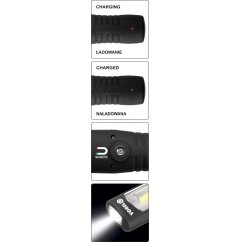 Drbo lempa | akumuliatorinė | COB LED Li-ion 3.7V | 2000 mAh (82719) 5