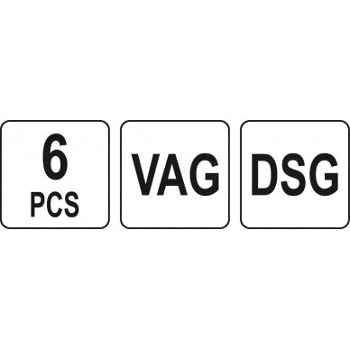 Duplex sankabos remonto komplektas | VAG DSG transmisijai (YT-06316) 3