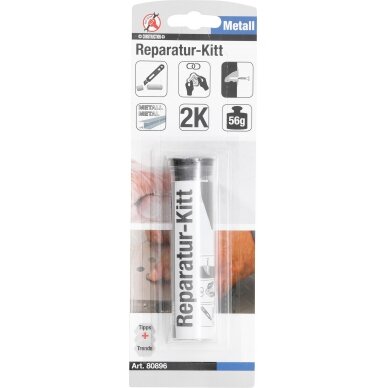 Dviejų komponentų klijai (plastilinas) metalui (80896) 2