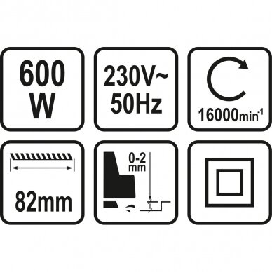 Elektrinis oblius STHOR 79416 | 600W | 82x2MM 2