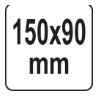 Fasadiniė glaistyklė | nerūdijantis plienas | 150X90 mm (YT-52310) 3