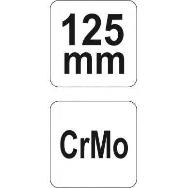 Fiksuojamos replės | 125 mm (YT-2449) 2