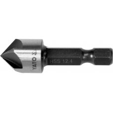 Freza/grąžtas metalui | HSS | Hex 6,3 mm (1/4") | Ø 12.4 mm (YT-44724)