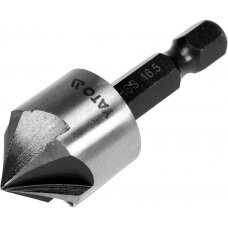 Freza/grąžtas metalui | HSS | Hex 6,3 mm (1/4") | Ø 16.5 mm (YT-44725)